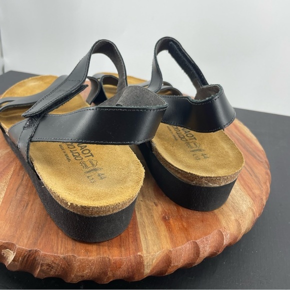 Naot Womens Kayla Black Ankle Strap Sandals Size 13 Medium (B, M) - Picture 4 of 6